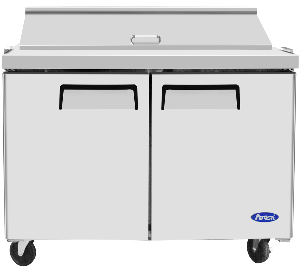 [ATOT-MSF8302] Standard Top Sandwich Prep Table with 2 Doors (12 x GN1/6)