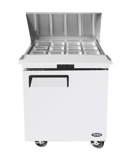 [ATOT-MSF8305GR] Mega Top Sandwich Prep Table with 1 Door (12 x GN 1/6)
