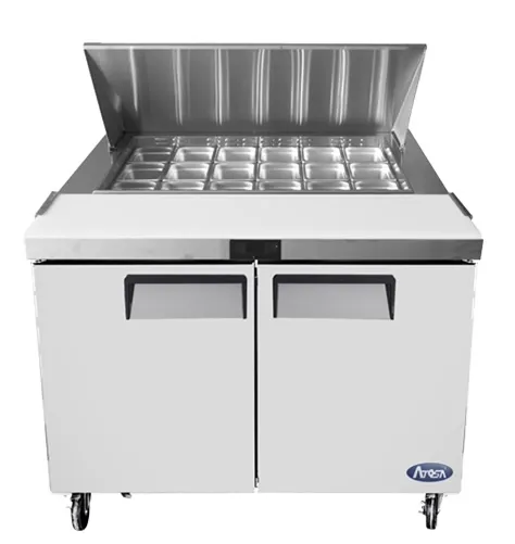 [ATOT-MSF8306] Mega Top Sandwich Prep Table with 2 Doors (18 x GN 1/6)
