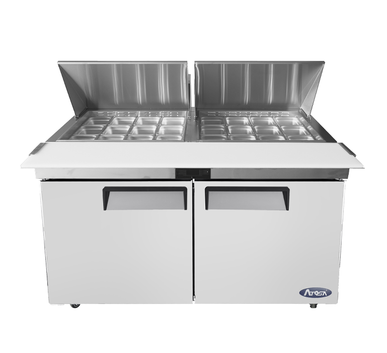 [ATOT-MSF8307] Mega Top Sandwich Prep Table with 2 Doors (24 x GN 1/6)