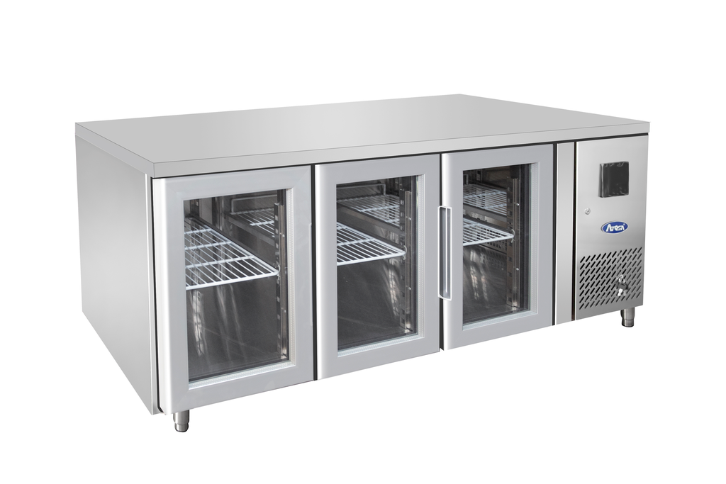 [ATOT-EPF3731] Triple Door EU Refrigerated Worktable With Glass Doors