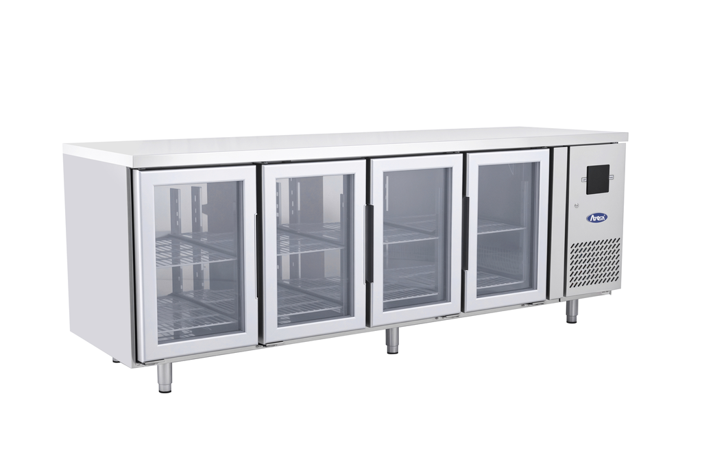 [ATOT-EPF3741] 4-Door EU Refrigerated Worktable With Glass Doors