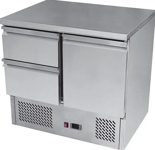 [ATOT-ESL3821] Snack Saladette With 1 Door and 2 Drawers