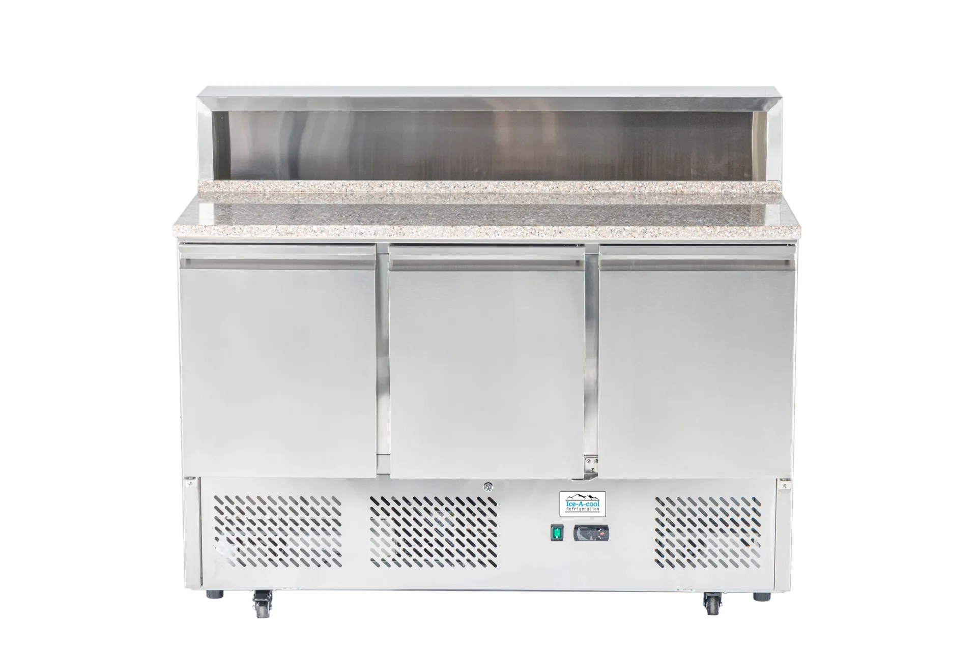[ATOT-ESL3858] Snack Saladette With 3 Doors and Marble Top