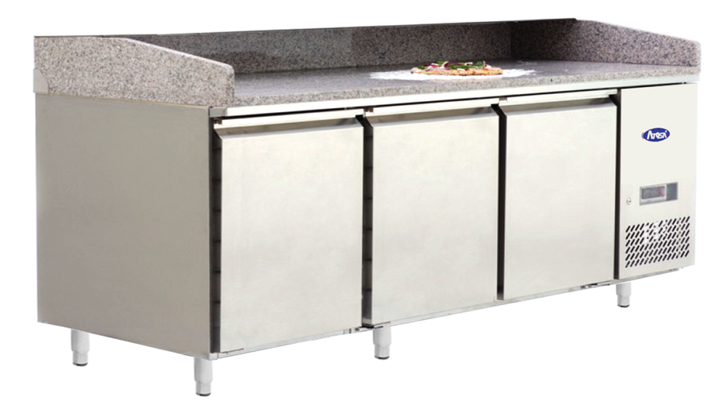 [ATOT-EPF3485] Triple Door Worktable with Marble Top