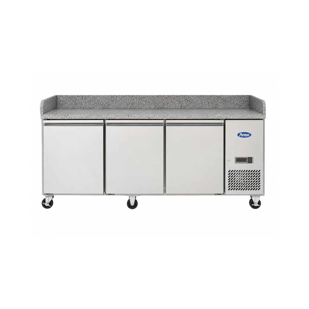 [ATOT-EPF3485] Triple Door Worktable with Marble Top