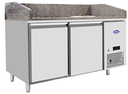 Double Door Worktable with Marble Top