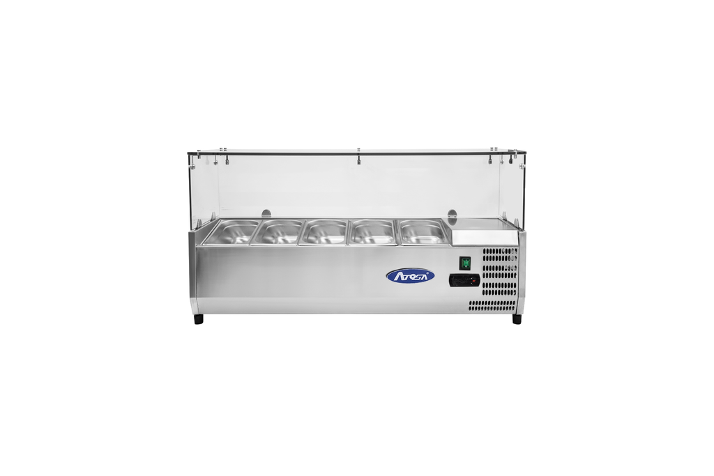 [ATOT-ESL3880] VRX 33 - 5 x GN1/4 With Glass Top (120 cm)