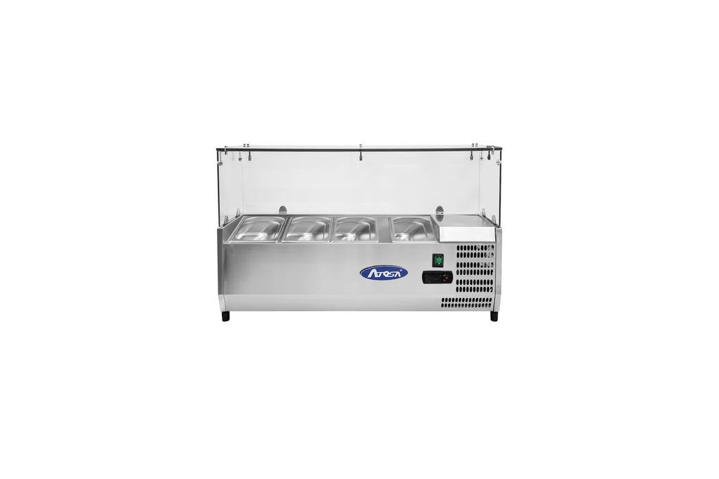 VRX 38 - 4 x GN1/3 With Glass Top (120 cm)