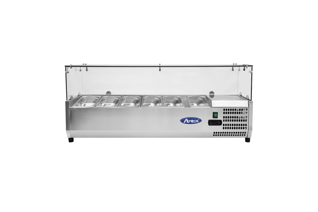VRX 38 - 6 x GN1/3 With Glass Top (140 cm)