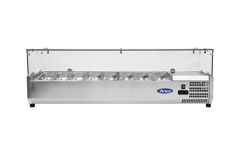 [ATOT-ESL3888] VRX 38 - 8 x GN1/3 With Glass Top (180 cm)