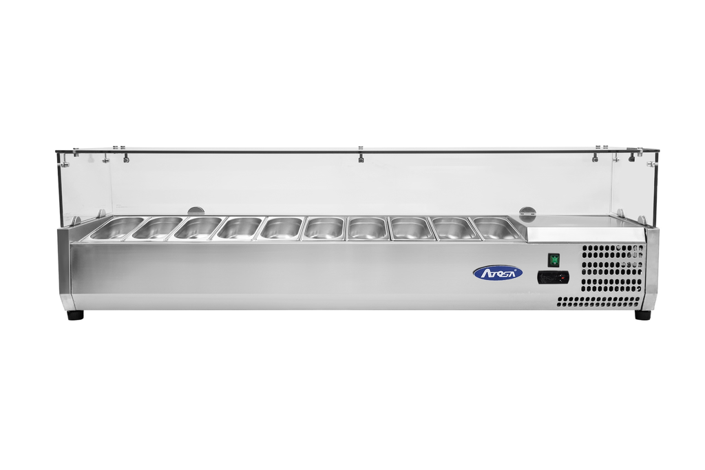VRX 33 - 10 x GN1/4 With Glass Top (200 cm)
