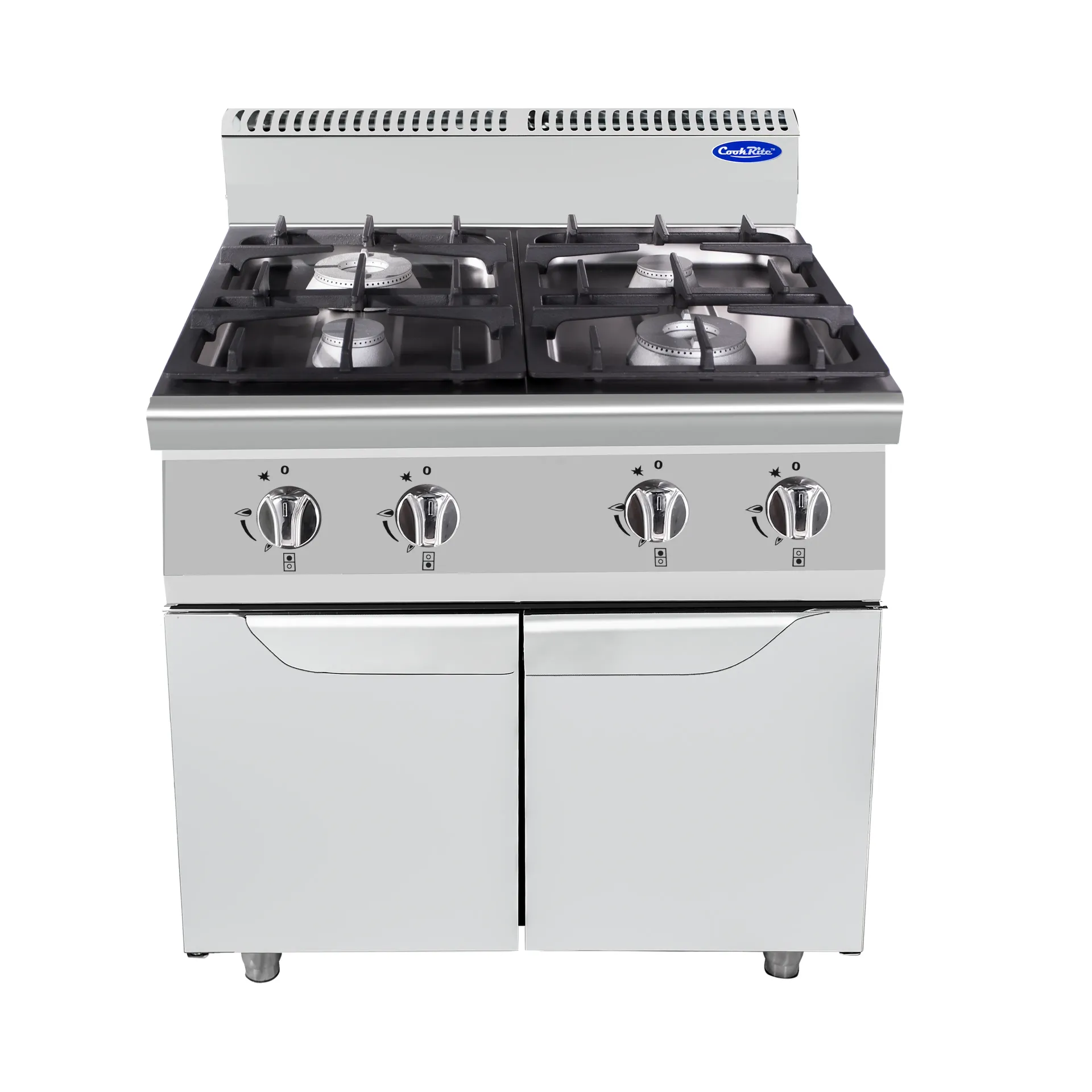 [ATOT-AT7G4B-F1] Supported Gas Stove with 4 Burners (2 x 3,5 kW + 2 x 7 kW)