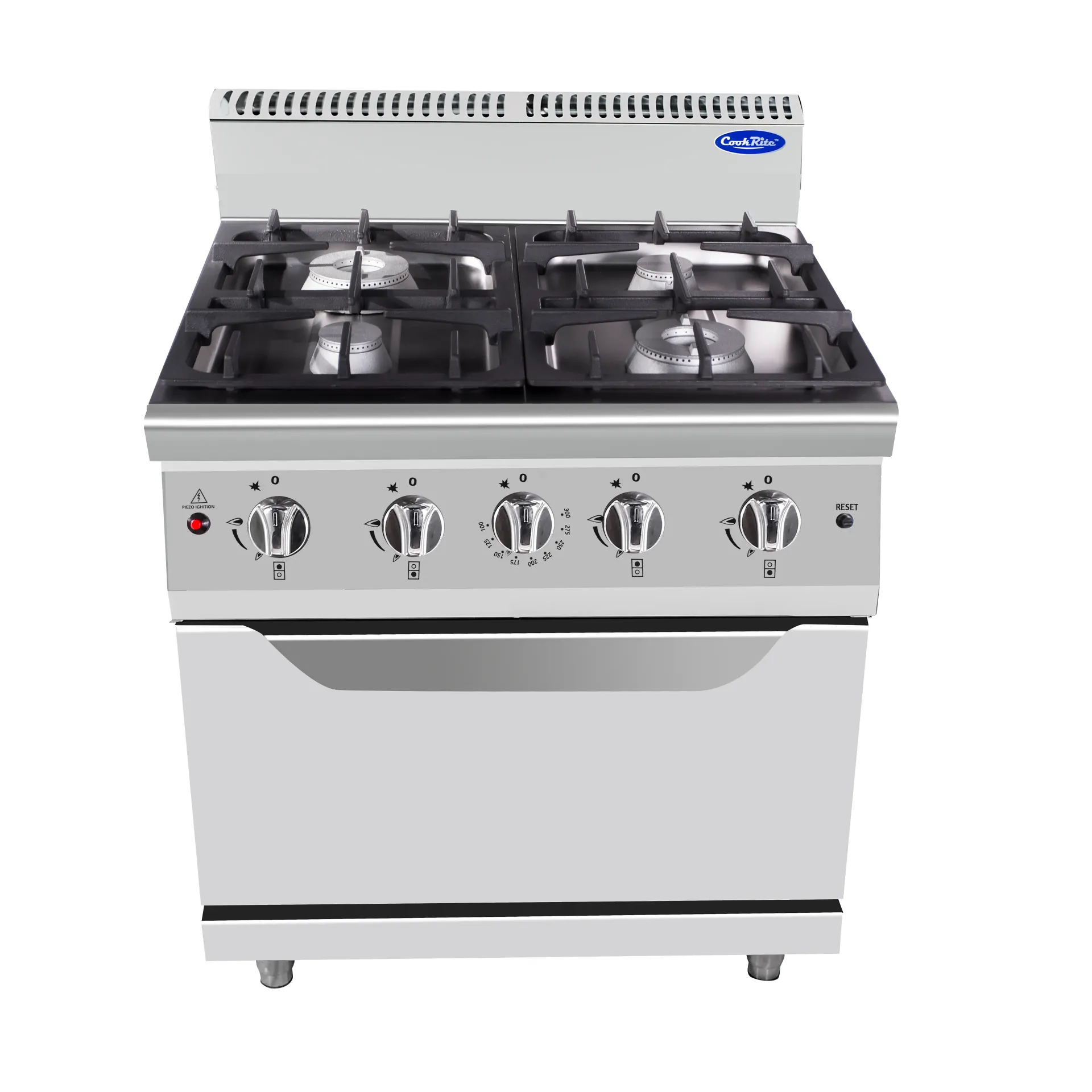 [ATOT-AT7G4BO-1] Gas Stove with 4 Burners (2 x 3,5 kW + 2 x 7 kW) and Oven (8 kW)