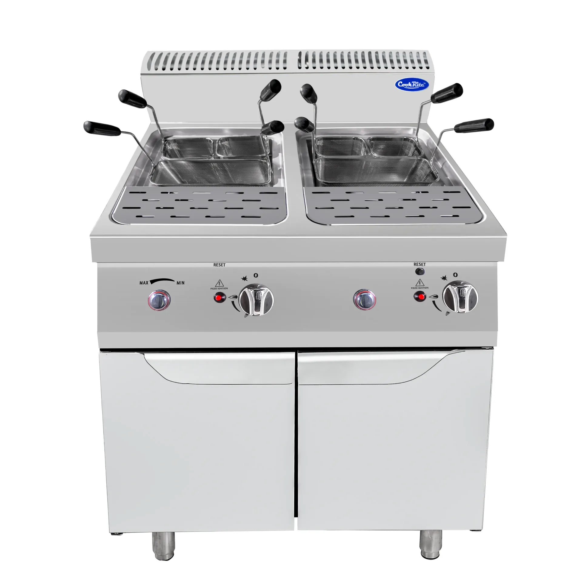 [ATOT-AT7G8P-F] Pasta Cooker with 2 Pots (2 x 25L) (2 x 10 kW)