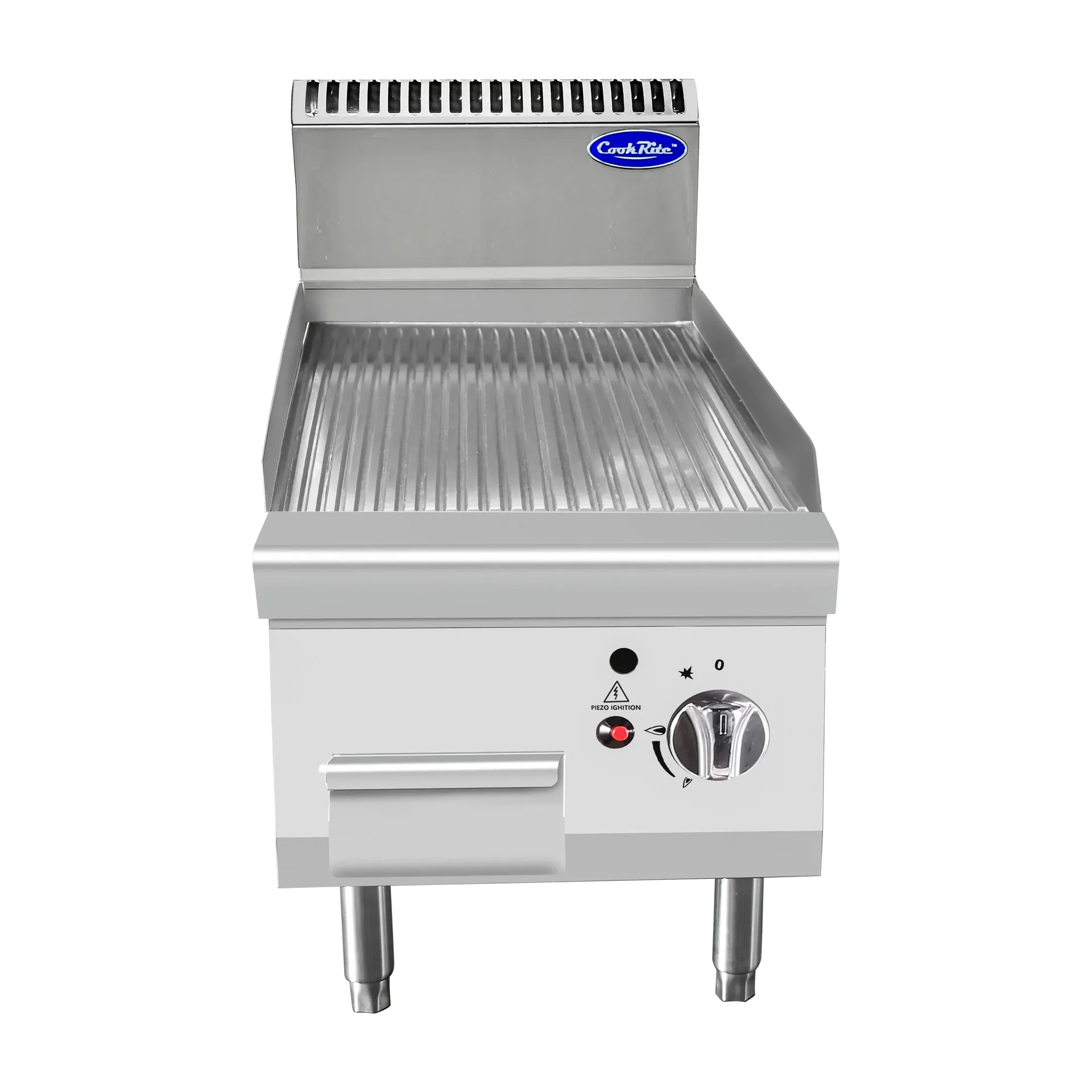 [ATOT-AT7G4G-C-B] Counter Plancha Grill Ribbed (7 kW)